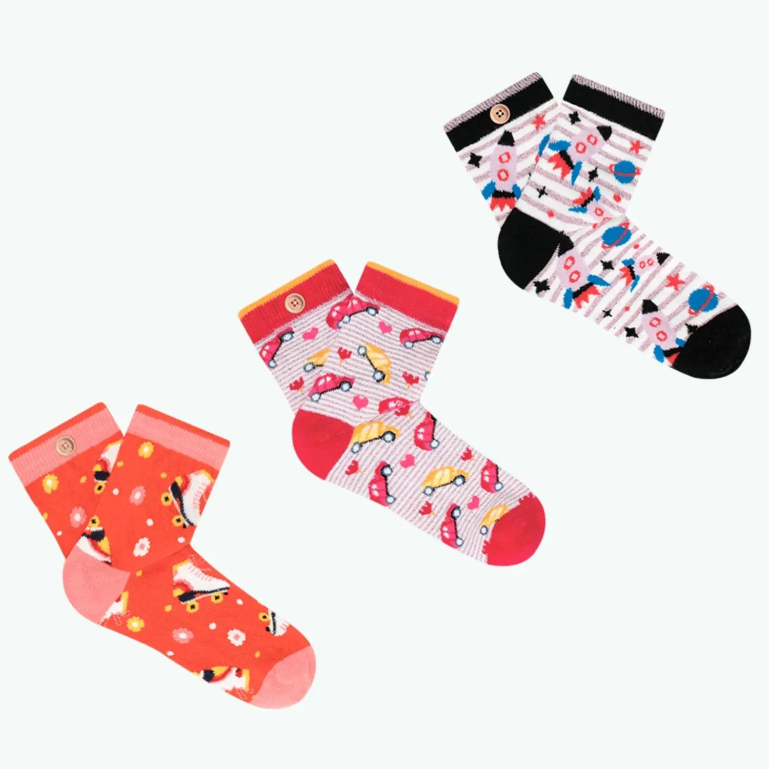 Cabaïa Chaussettes 25/30 Et 31/35<Comme Sur Des Roulettes