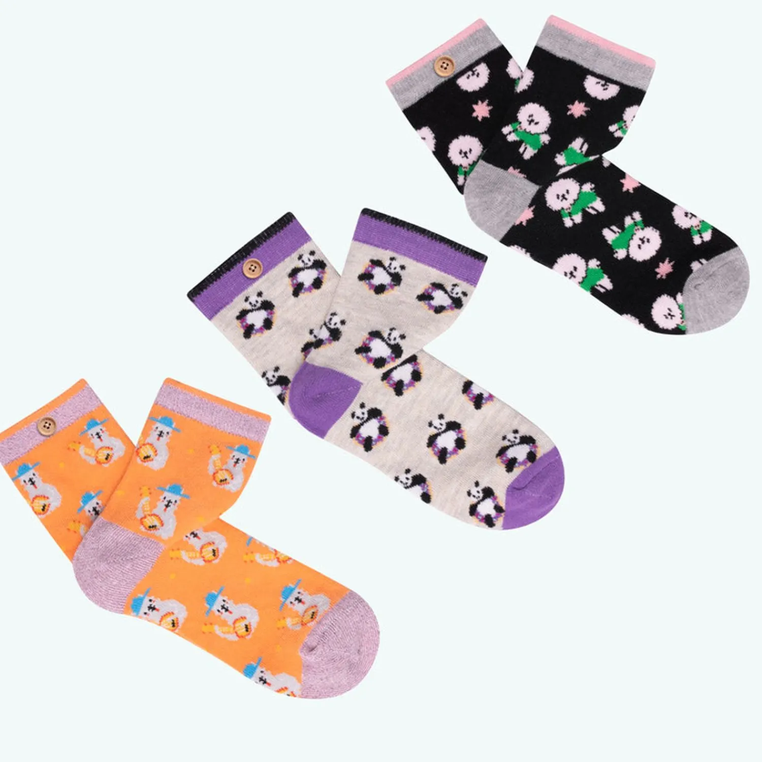 Cabaïa Chaussettes 25/30 Et 31/35<Crazy Animals