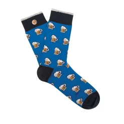Cabaïa Chaussettes 41/46<Leopold & Zoe Blue