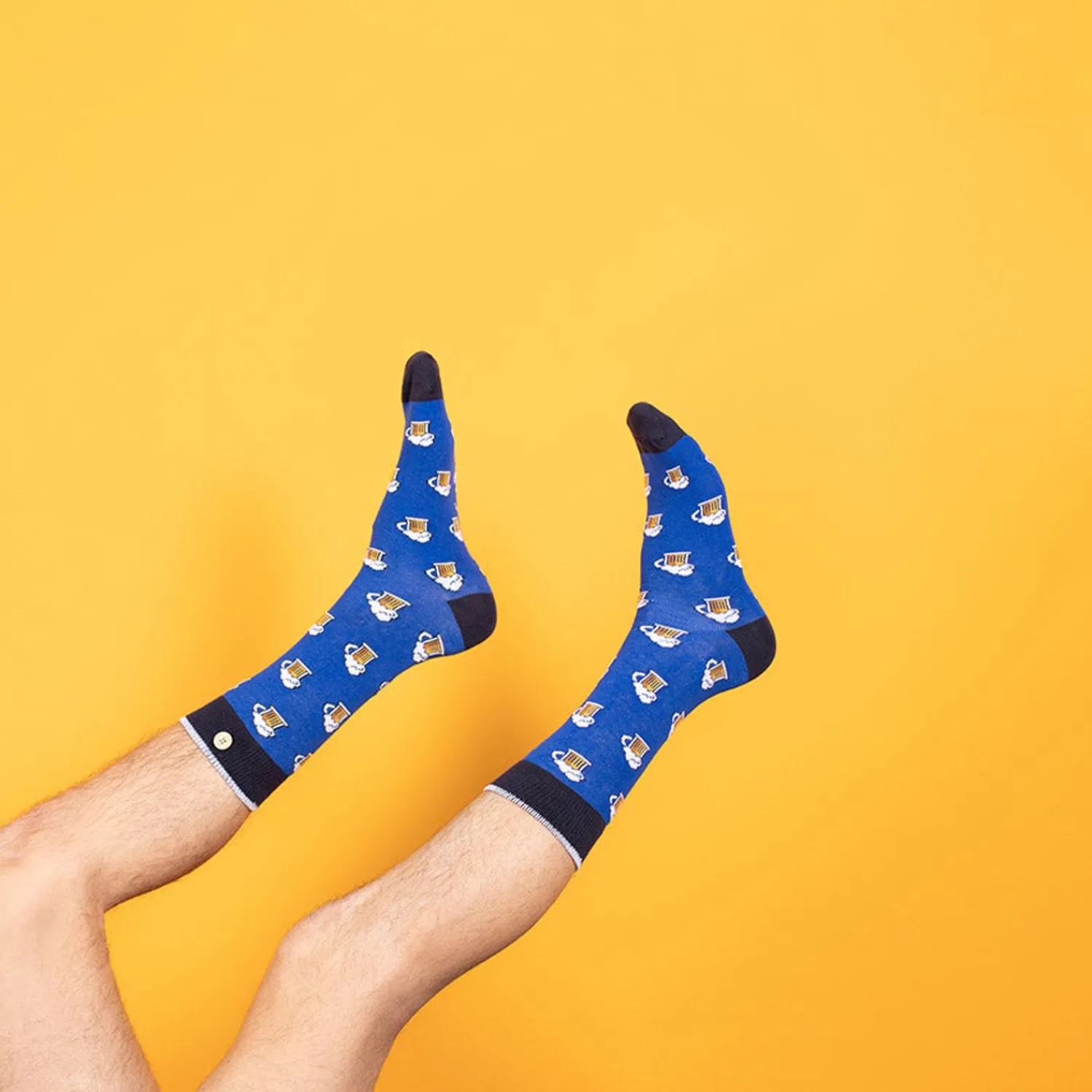 Cabaïa Chaussettes 41/46<Leopold & Zoe Blue