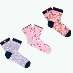 Cabaïa Chaussettes 25/30 Et 31/35<We Wish You A Pink Christmas