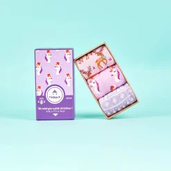 Cabaïa Chaussettes 25/30 Et 31/35<We Wish You A Pink Christmas